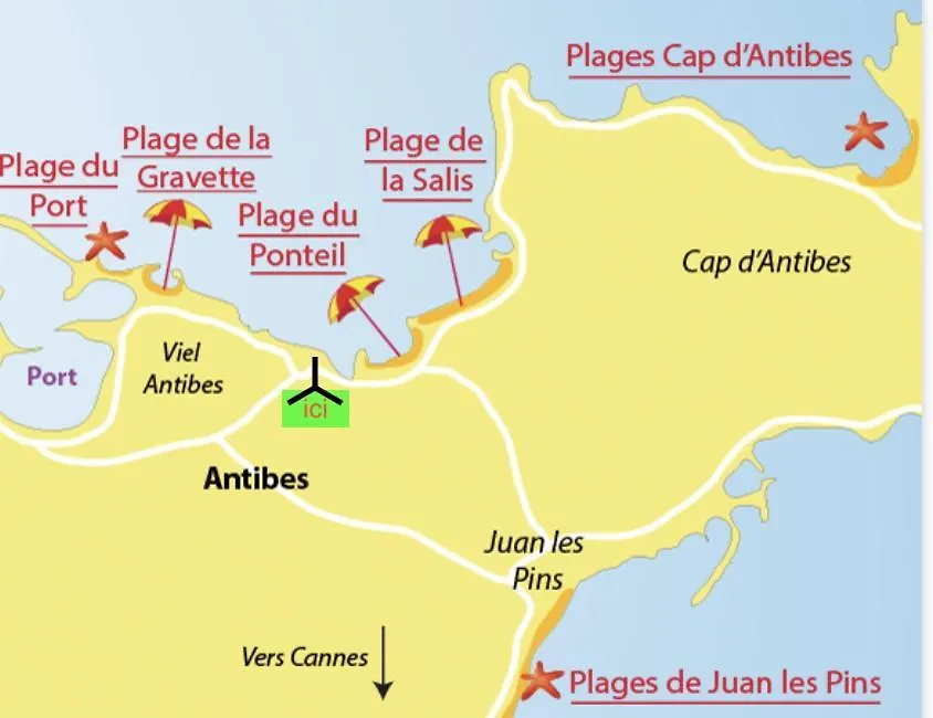 Vue Mer Et Remparts. Entre Vieille Ville Et Plages Antibes Apartament